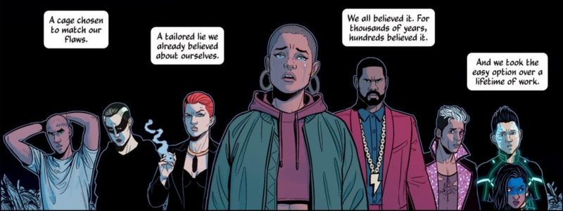 In issue #43, Laura realizes the horrible truth of Ananke’s manipulations and what it says about her and the other gods.